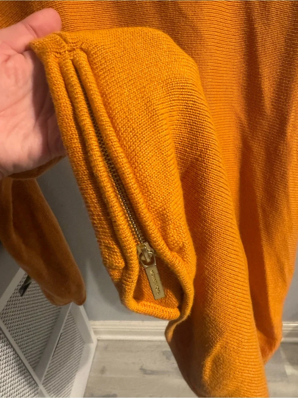 Michael Kors Mustard Yellow Knit Sweater